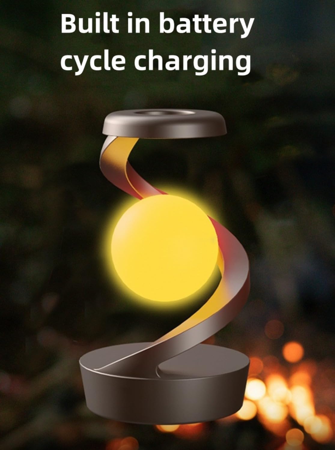 Beyond: Rotating Suspension RGB LED Lamp with Wireless Charger & Gesture Control, Modern & Futuristic Designâ˘