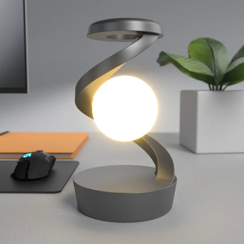 Beyond: Rotating Suspension RGB LED Lamp with Wireless Charger & Gesture Control, Modern & Futuristic Designâ˘