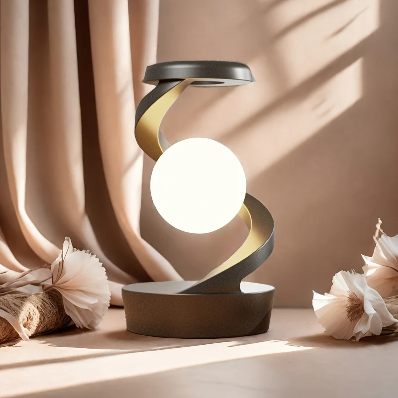 Beyond: Rotating Suspension RGB LED Lamp with Wireless Charger & Gesture Control, Modern & Futuristic Designâ˘