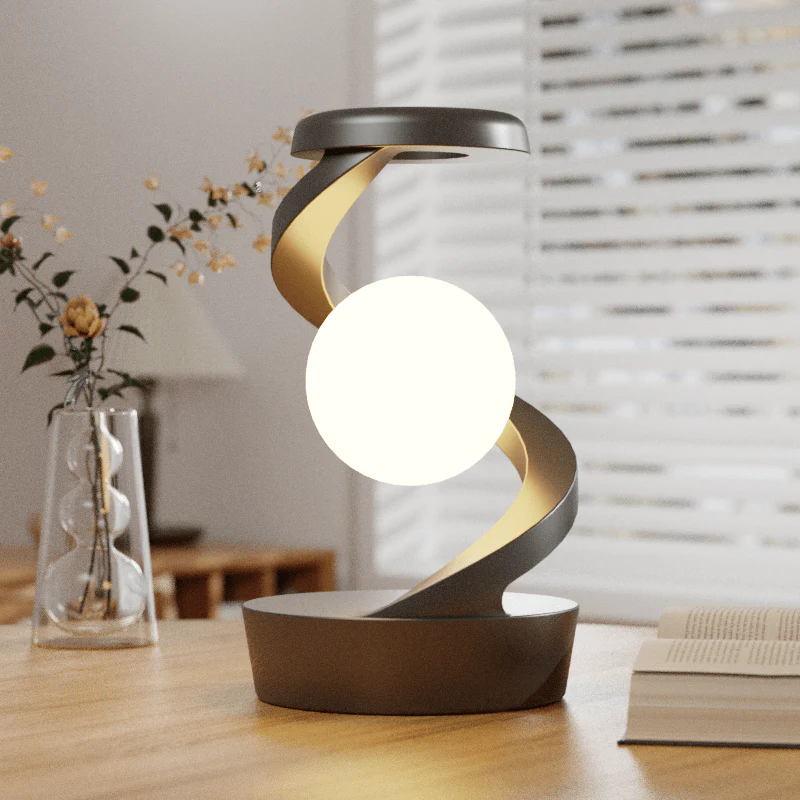 Beyond: Rotating Suspension RGB LED Lamp with Wireless Charger & Gesture Control, Modern & Futuristic Designâ˘