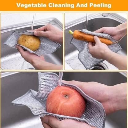 Non Scratch Microfiber Dish Wash Cloth™ (Pack of 6)