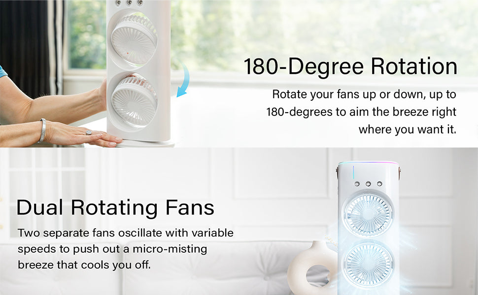 Portable Double Ended Air Conditioner Fan™