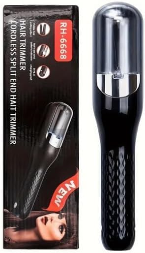 Cordless Automatic Split End Hair Trimmer Machine ™ Rechargeable Electric Split Ends Remover Tool for Dry, Damaged, Curly, Frizzy Hair  2-in-1 Automatic Split End Cutter for Men & Women