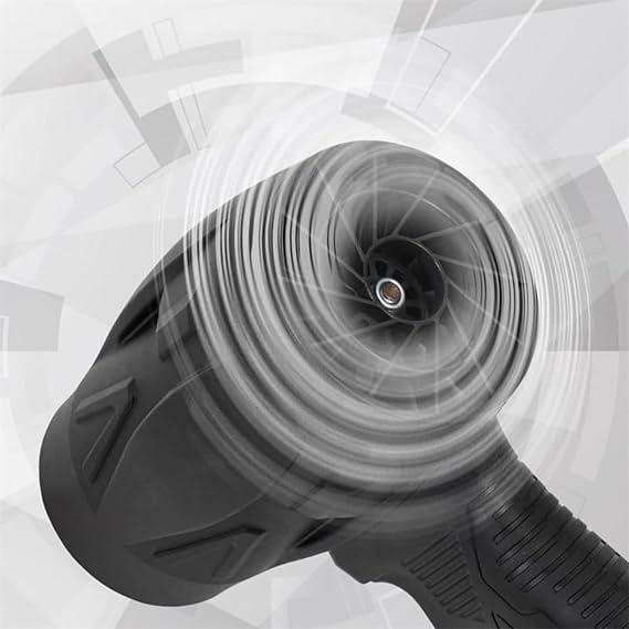 TurboJet Pro Cordless Handheld Blower™ with Comfortable Grip, high-Performance Lithium Battery, and overheat Protection Ideal for dust Cleaning, car Drying, pet Hair Drying, Blowing Leaves