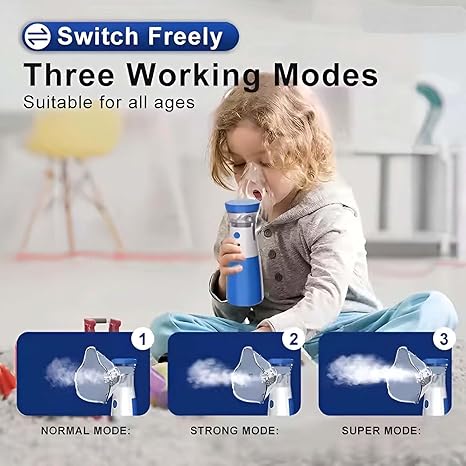 Trust Portable Ultrasonic Mesh Nebulizer Machine Cool Mist Inhaler for Children and Adults™