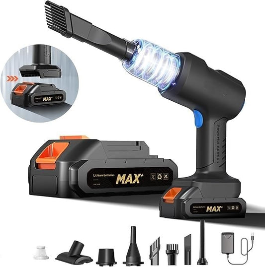 TurboVac: Super Powerful Cordless Vacuum Cleaner with Detachable Battery™