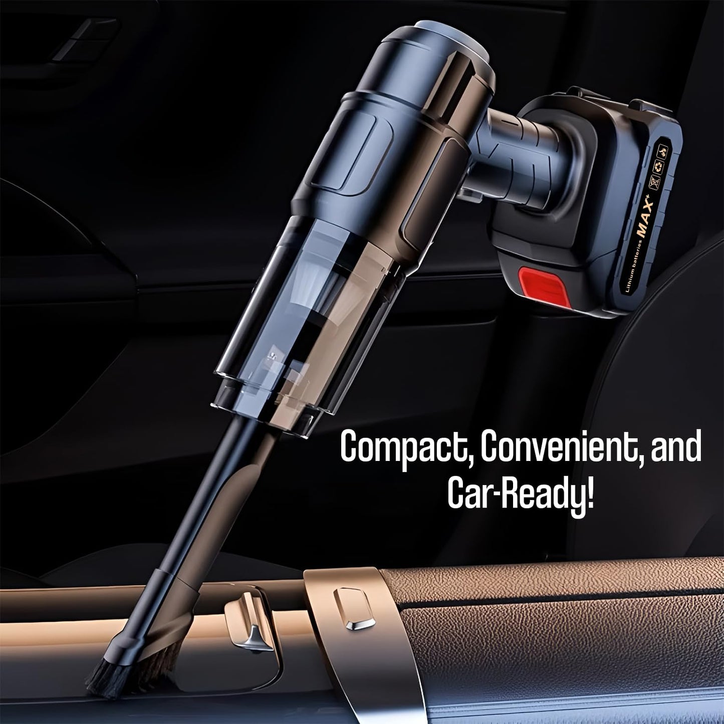 TurboVac: Super Powerful Cordless Vacuum Cleaner with Detachable Battery™