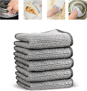 Non Scratch Microfiber Dish Wash Cloth™ (Pack of 6)