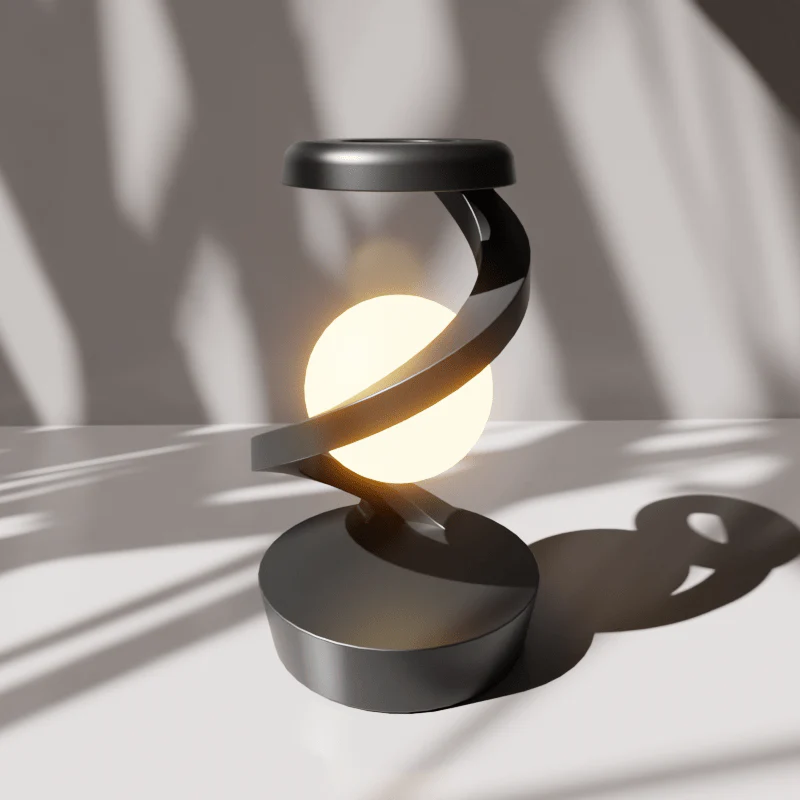 Beyond: Rotating Suspension RGB LED Lamp with Wireless Charger & Gesture Control, Modern & Futuristic Design™