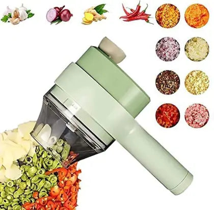4 In 1 Portable Electric Vegetable Cutter set™
