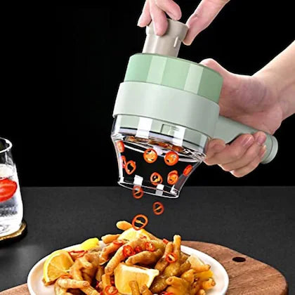 4 In 1 Portable Electric Vegetable Cutter set™
